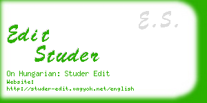 edit studer business card